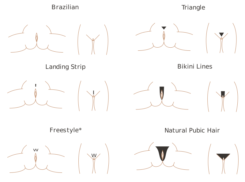 Sexy pubic hair styles